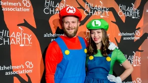 Seth Rogen i Lauren Miller