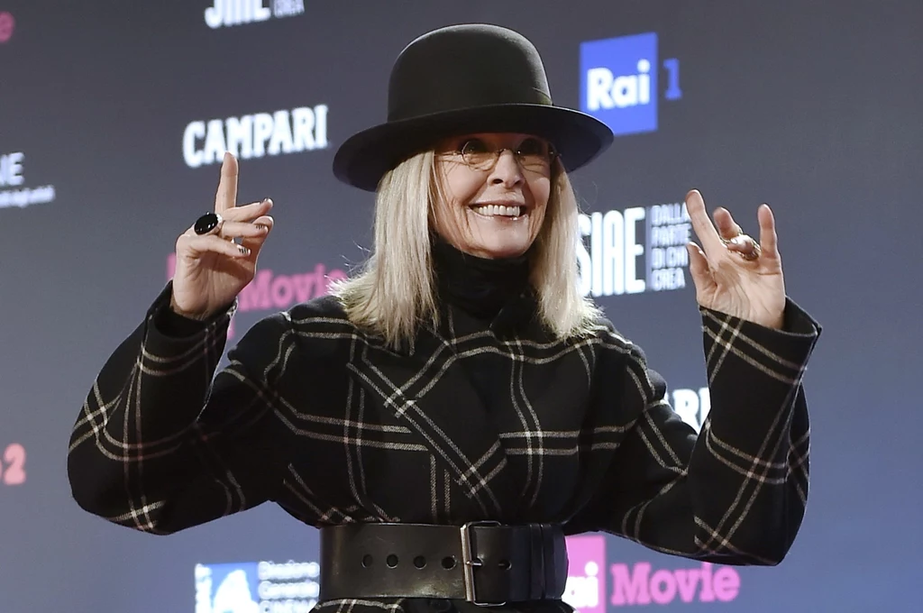 Diane Keaton uwielbia kapelusze.