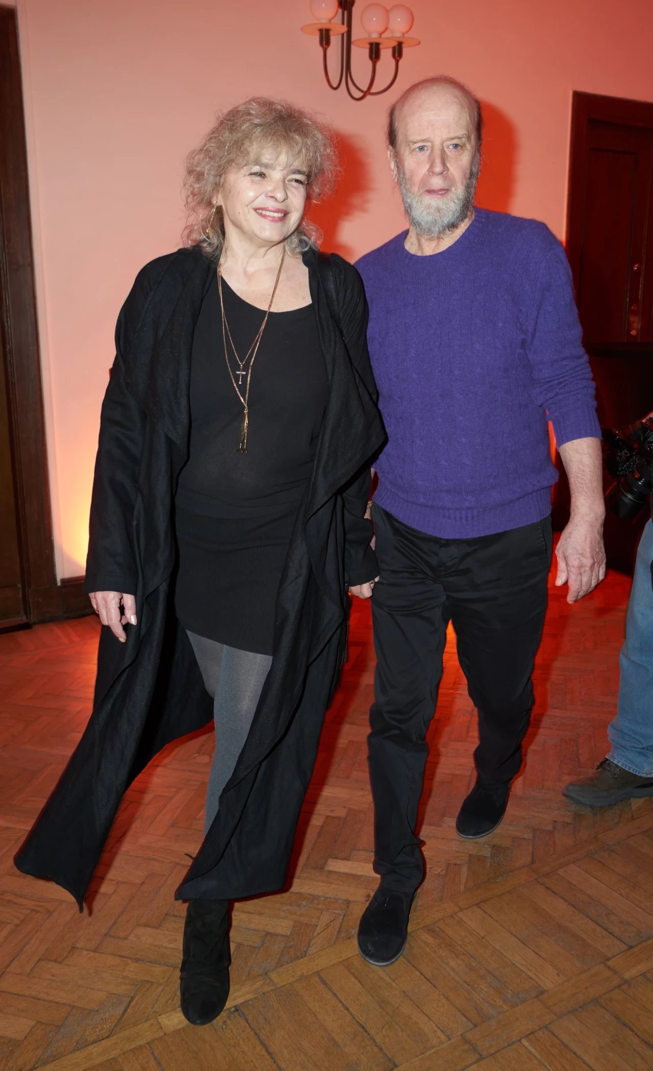 Katarzyna Grochola z mężem