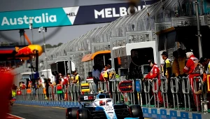 Robert Kubica na torze w Melbourne