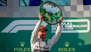 Valtteri Bottas po zwycięstwie w Grand Prix Australii