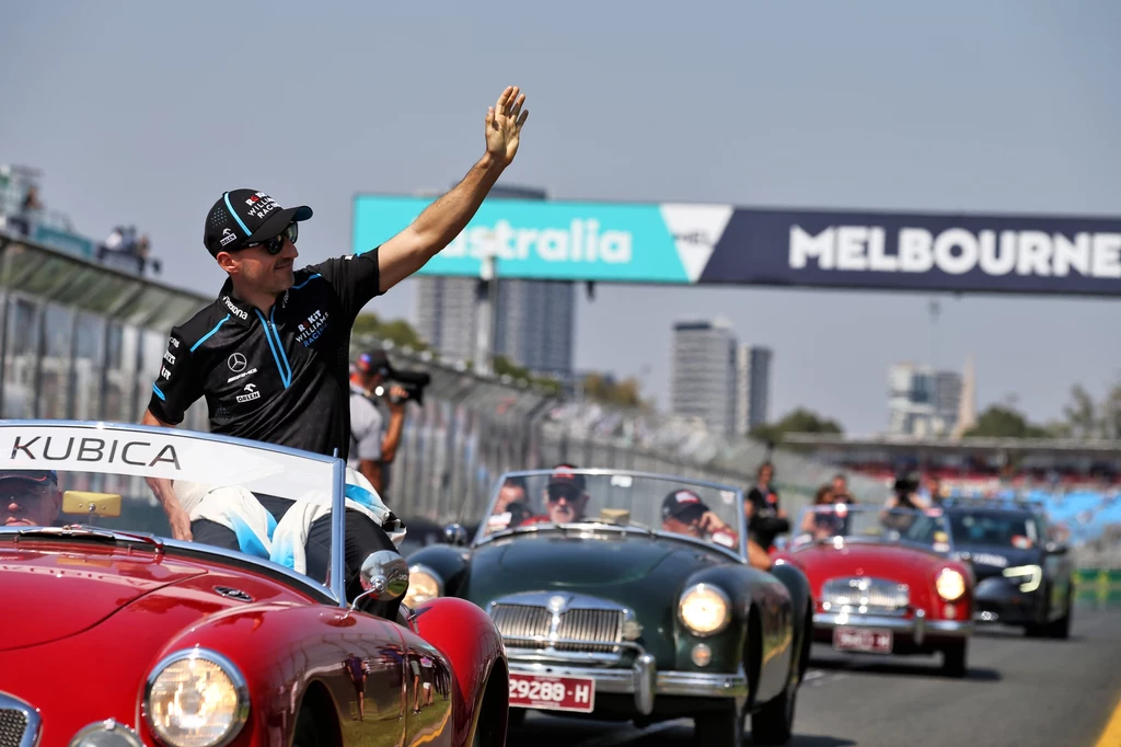 Robert Kubica z Wiliamsa podczas prezentacji