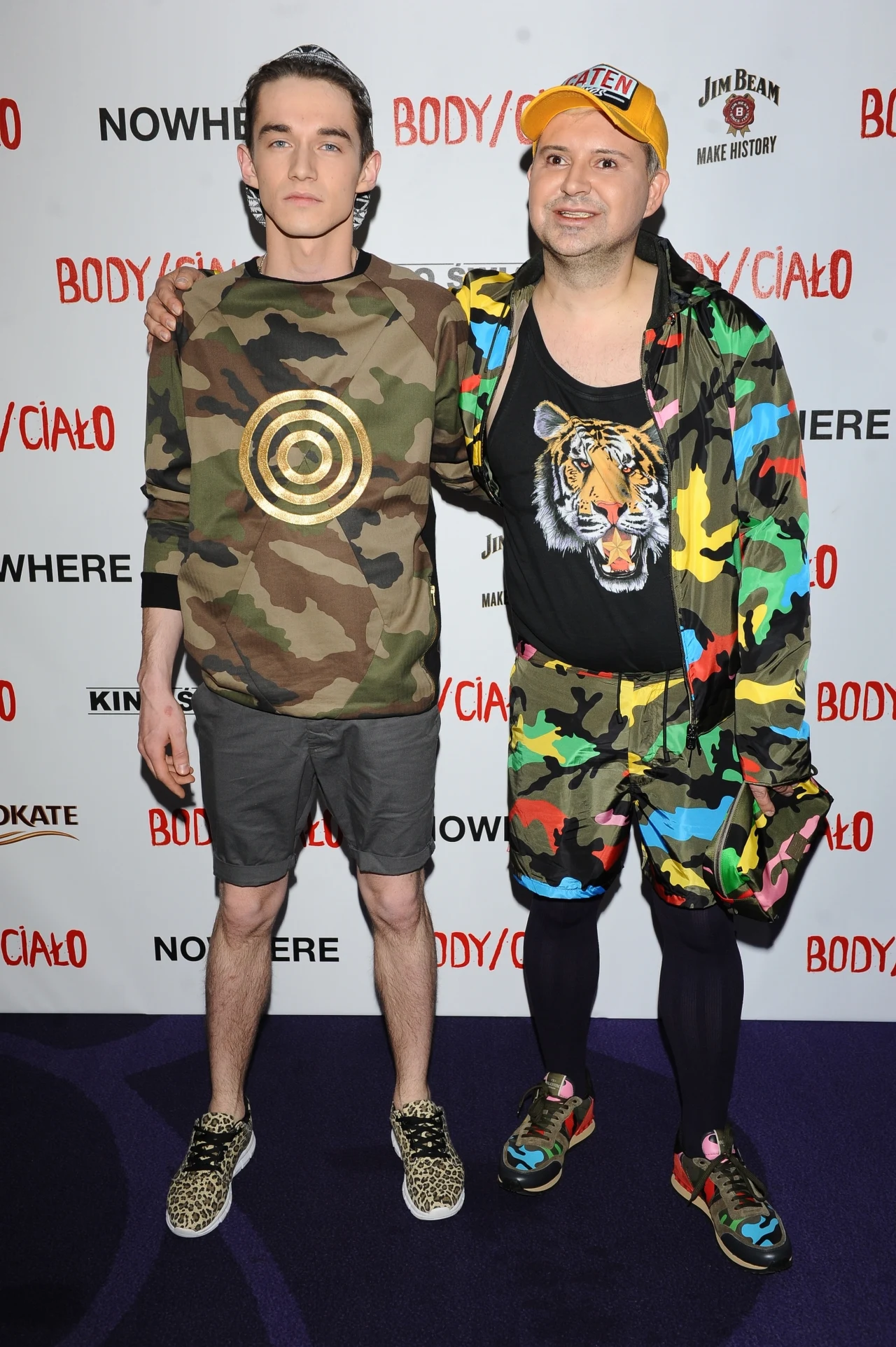 Łukasz Darłak i Michał Witkowski fotografowali się razem na ściankach