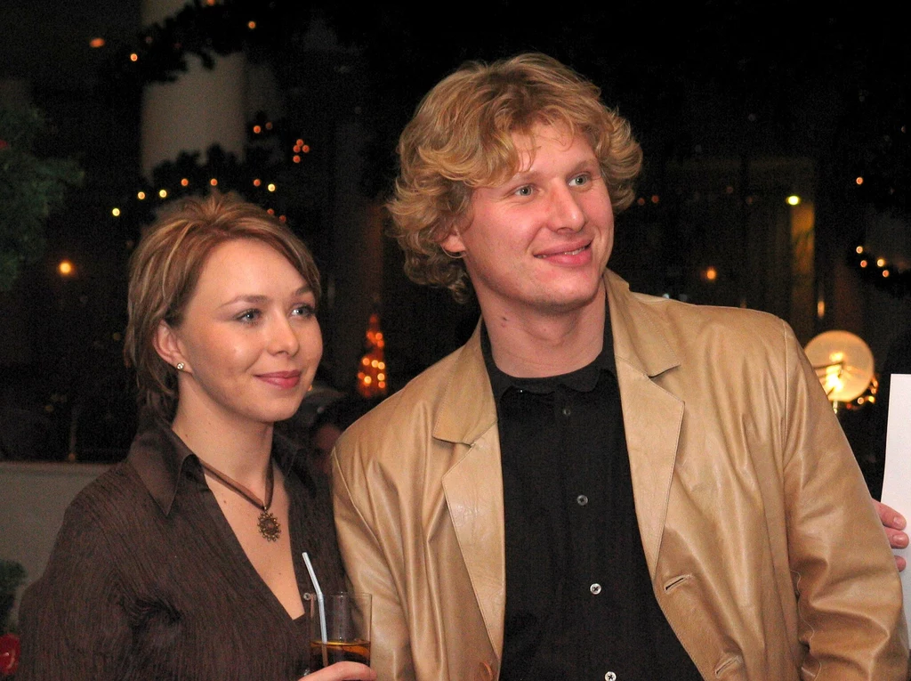 Andrzej Nejman z żoną Małgorzatą w 2003 roku.