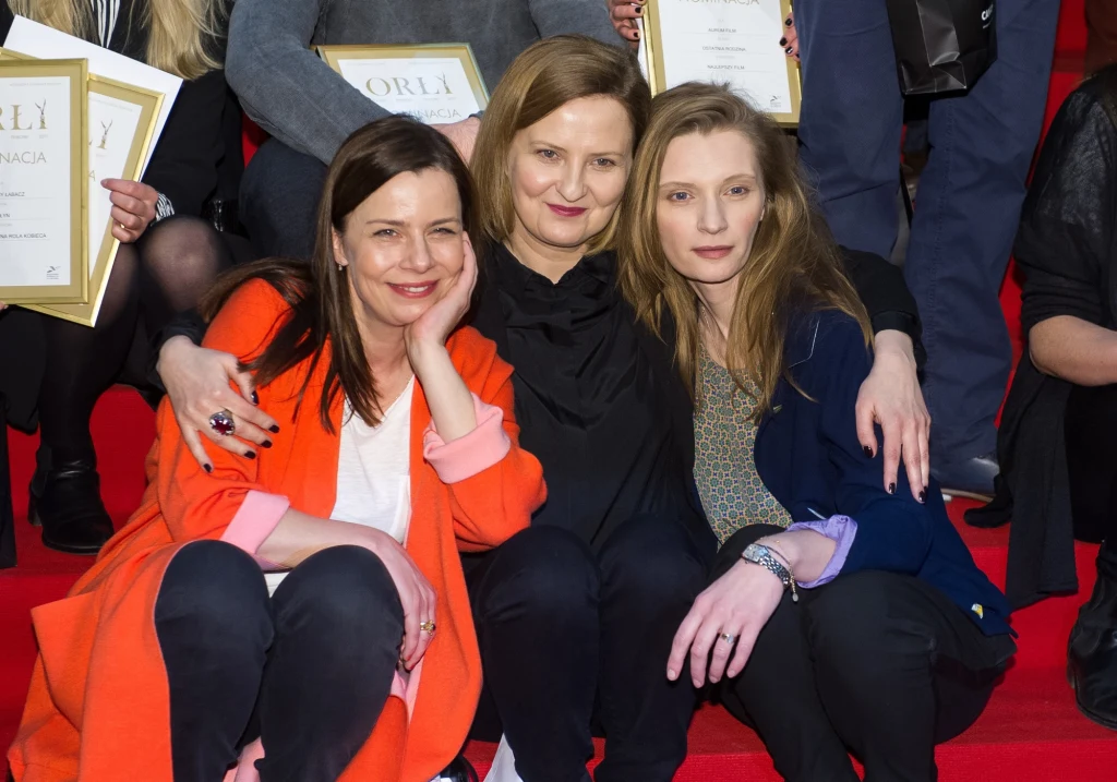 Agata Kulesza z Izą Kuną i Agatą Buzek Agata Kulesza z Izą Kuną i Agatą Buzek