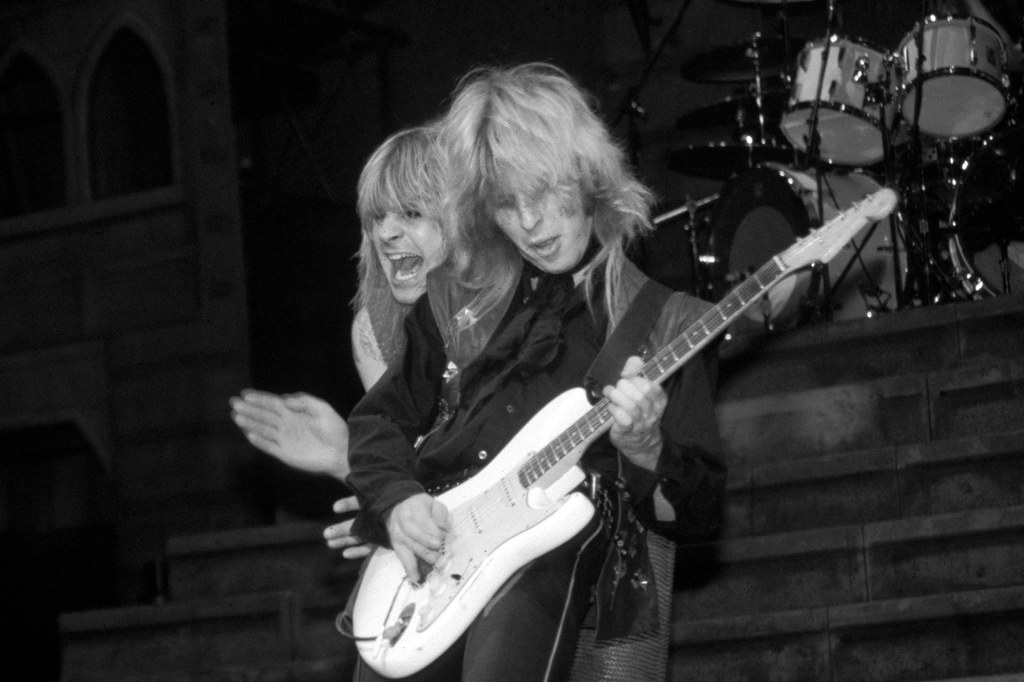 Ozzy Osbourne i Bernie Tormé w 1982 r.