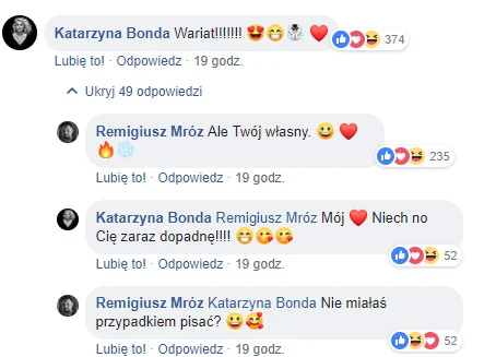 Wymiana zdań między Mrozem a Bondą Wymiana zdań między Mrozem a Bondą