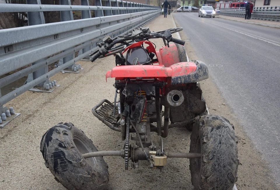 Quad, którym jechał 9-latek Quad, którym jechał 9-latek