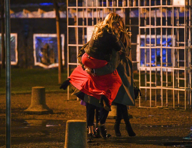 Dominika Tajner ze znajomymi z "Tańca z gwiazdami"