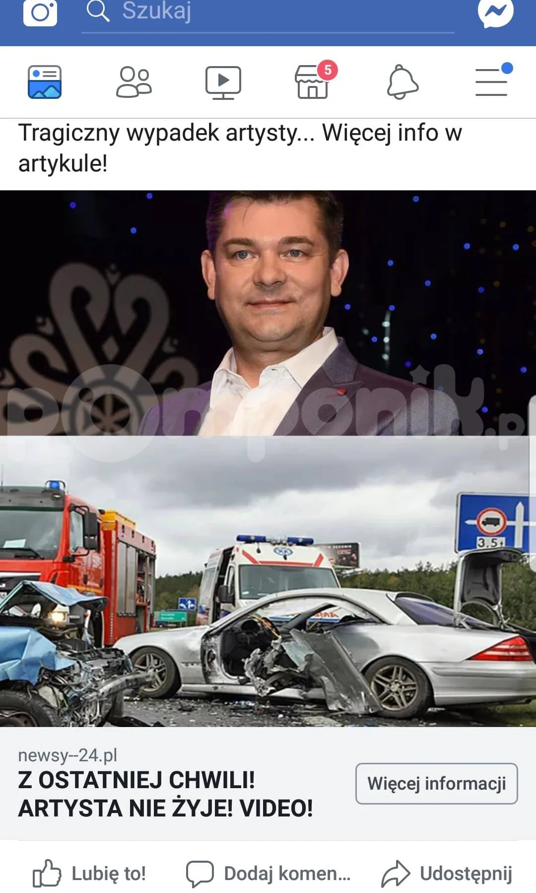 Fake news o Zenonie Martyniuku Fake news o Zenonie Martyniuku