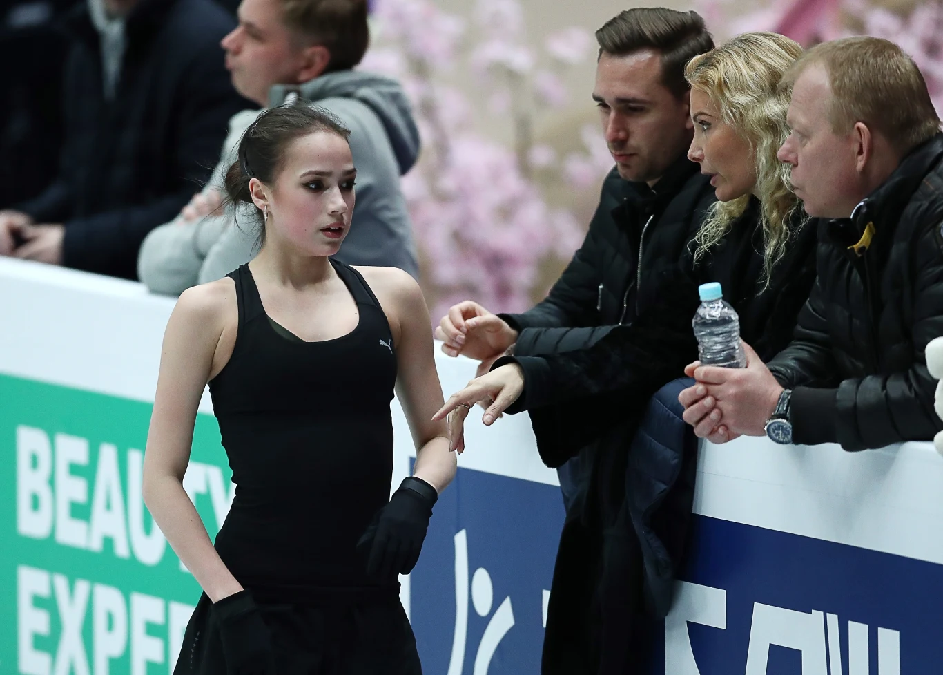 Alina Zagitowa na treningu