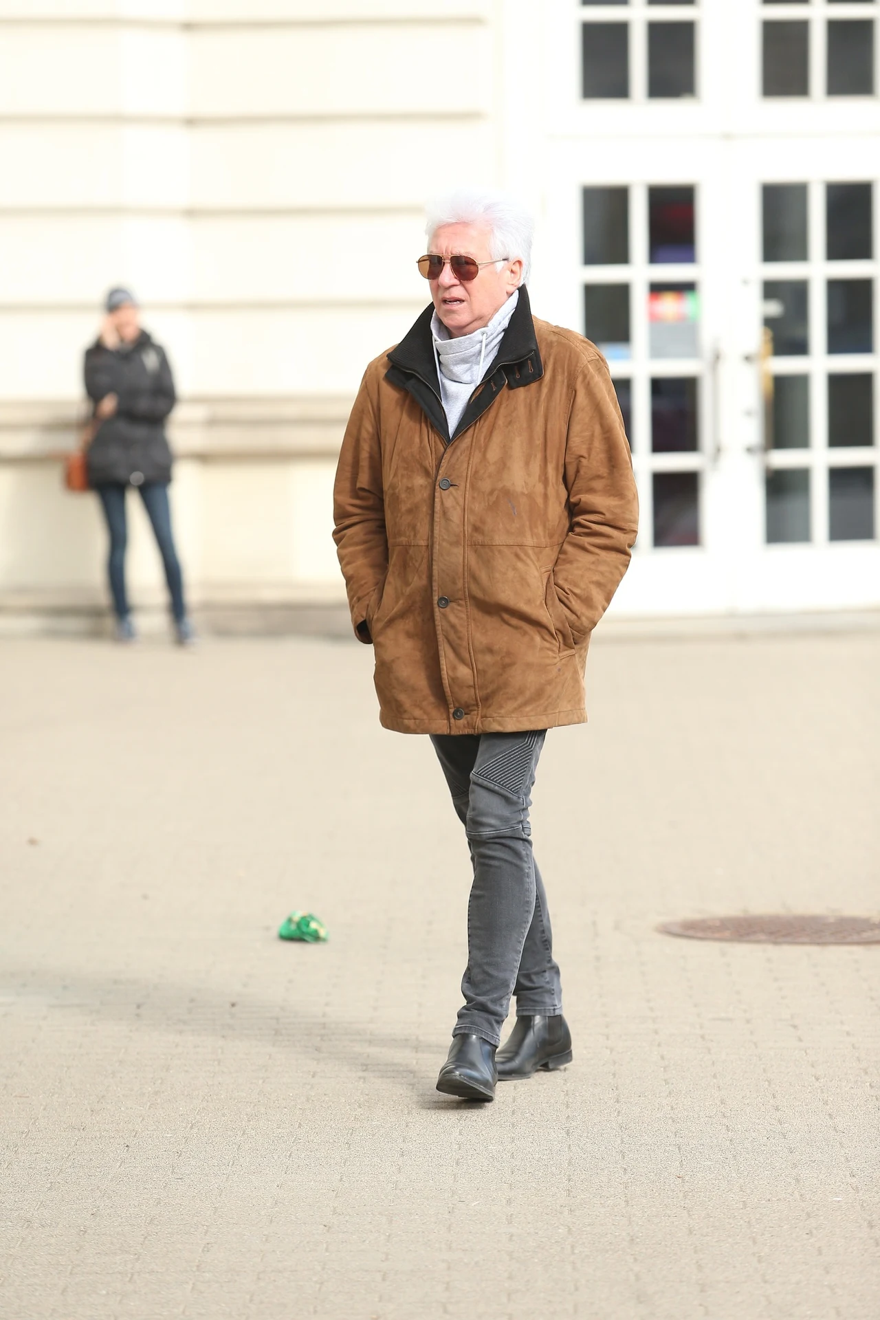 Ryszard Rembiszewski na pogrzebie Zofii Czerwińskiej
