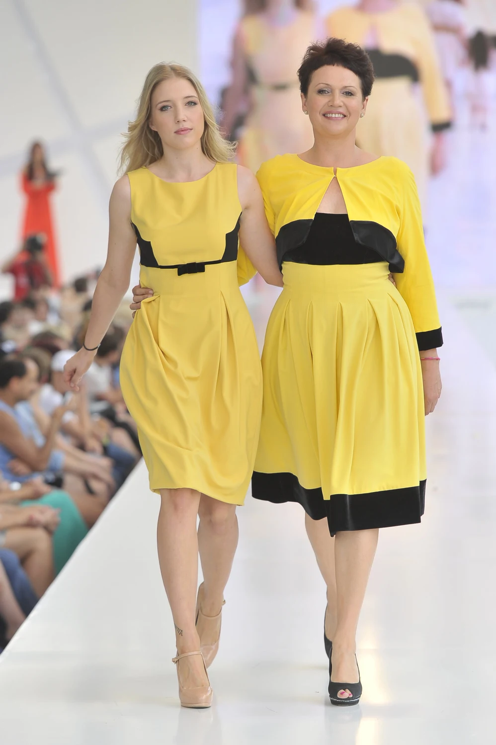 Małgorzata Pieńkowska z córką, 2012 rok Małgorzata Pieńkowska z córką, 2012 rok