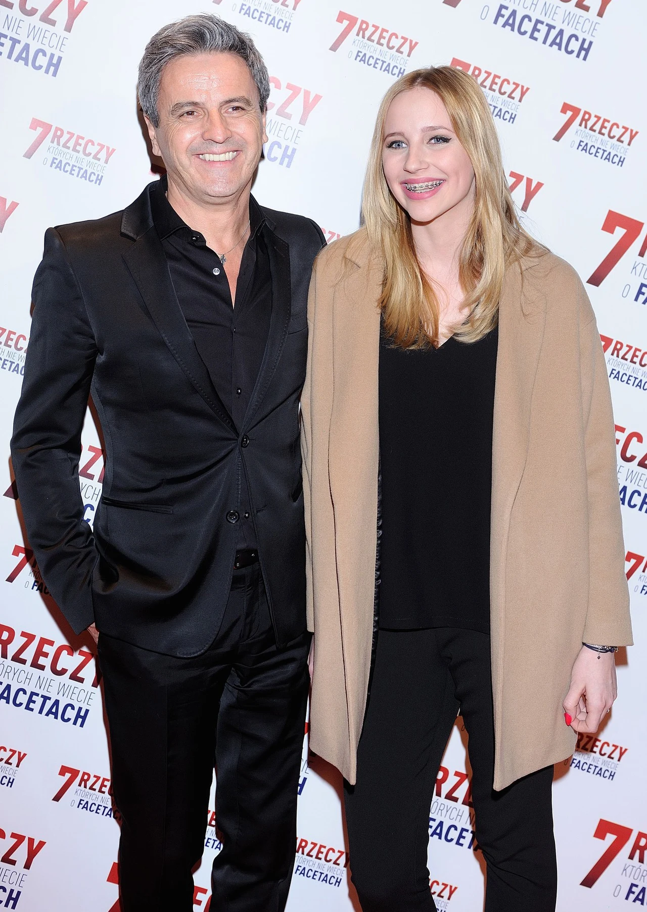 Piotr Polk z córką