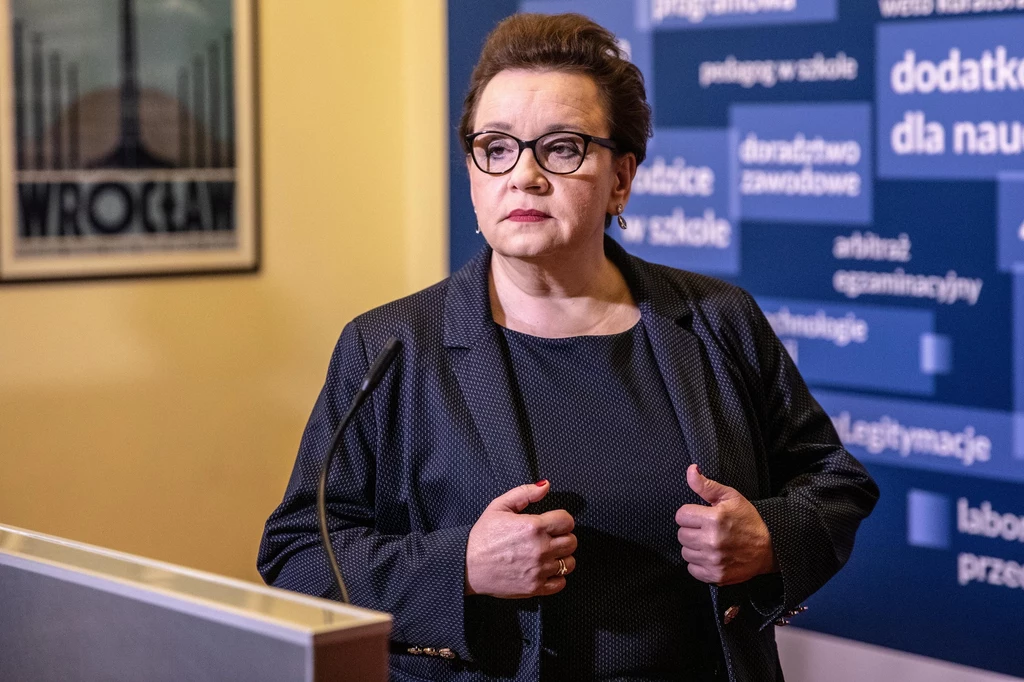 Minister edukacji Anna Zalewska