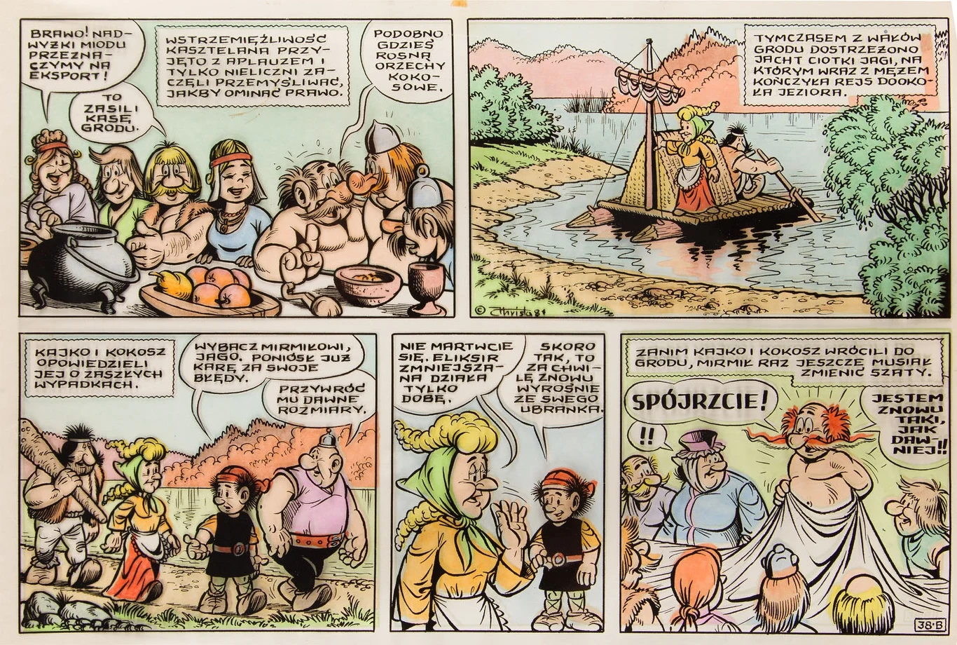 Plansze Jana Christy z Kajko i Kokosza