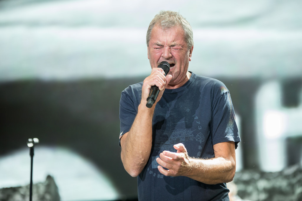 Ian Gillan (Deep Purple) podczas ostatniej wizyty w Krakowie - 1 lipca 2018 r.