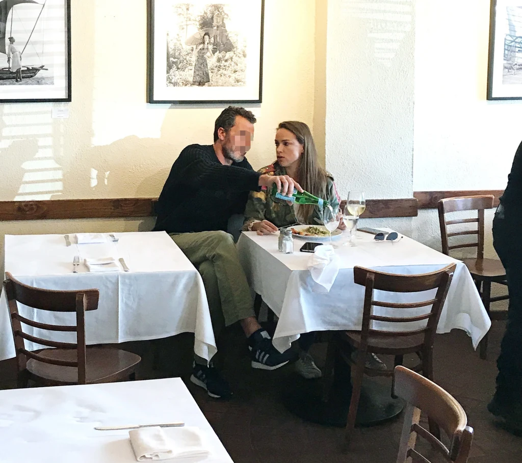 Alicja Bachleda-Curuś z tajemniczym mężczyzną Alicja Bachleda-Curuś z tajemniczym mężczyzną