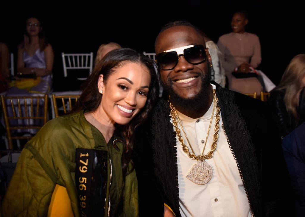 Deontay Wilder z dziewczyną Telli Swift Deontay Wilder z dziewczyną Telli Swift