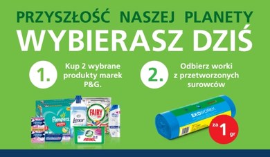 „Przyszłość naszej planety wybierasz dziś” – Carrefour rozdaje eko-worki na śmieci!