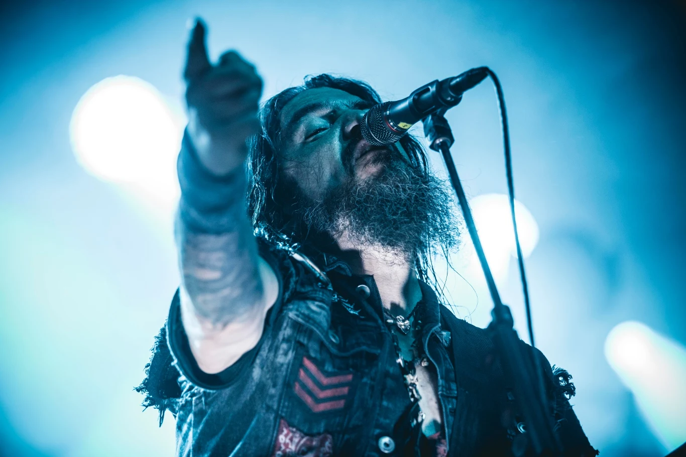Robb Flynn (Machine Head) w akcji Robb Flynn (Machine Head) w akcji
