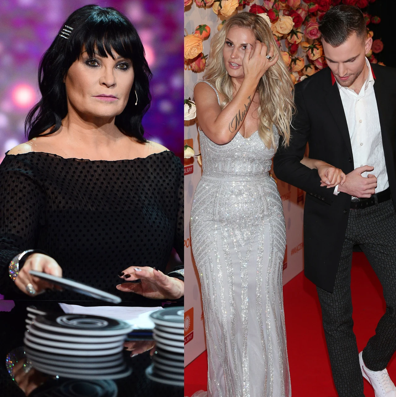 Iwona Pavlović i Dominika Tajner-Wiśniewska ze swoim partnerem Wojciechem Jeschke, fot. Jarosław Antoniak Iwona Pavlović i Dominika Tajner-Wiśniewska ze swoim partnerem Wojciechem Jeschke, fot. Jarosław Antoniak