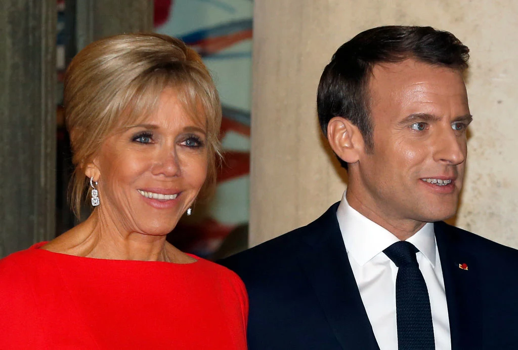 Brigitte i Emmanuel Macron Brigitte i Emmanuel Macron