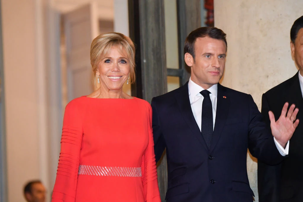 Brigitte i Emmanuel Macron Brigitte i Emmanuel Macron