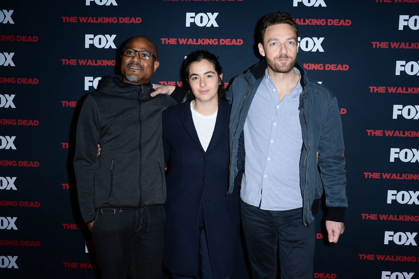 Seth Gilliam, Alanna Masterson, Ross Marquand podczas #TWDEuroTour w Warszawie w 2017 roku Seth Gilliam, Alanna Masterson, Ross Marquand podczas #TWDEuroTour w Warszawie w 2017 roku
