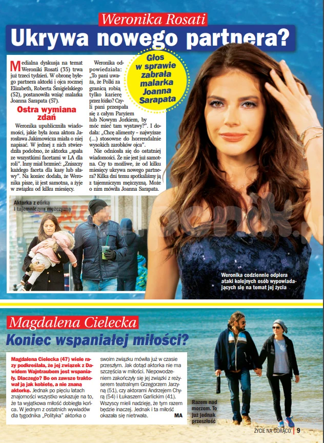 O Weronice Rosati pisze "Życie na gorąco" O Weronice Rosati pisze "Życie na gorąco"