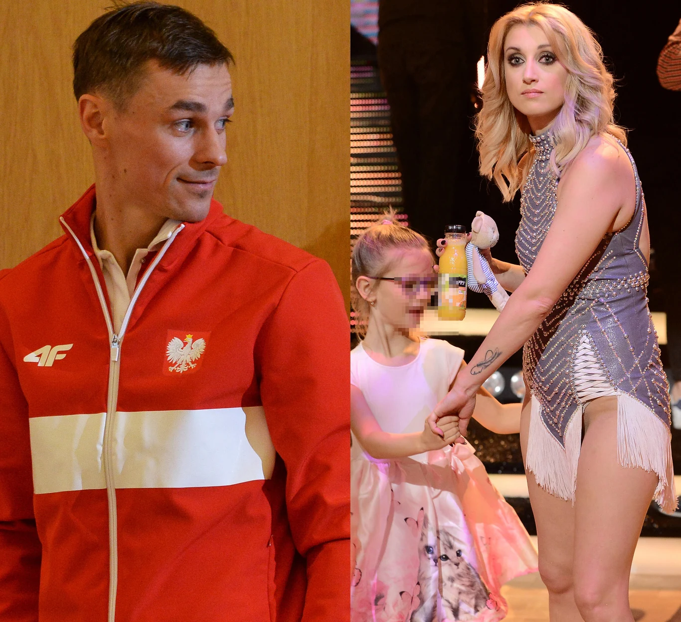 Piotr Żyła, Justyna Żyła, fot. Aleksiej Witwicki Piotr Żyła, Justyna Żyła, fot. Aleksiej Witwicki