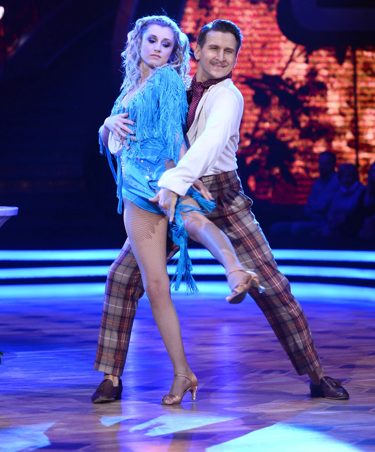 Justyna Żyła i Tomasz Barański na parkiecie