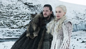 "Gra o tron": Jon Snow (Kit Harington), Daenerys (Emilia Clarke)
