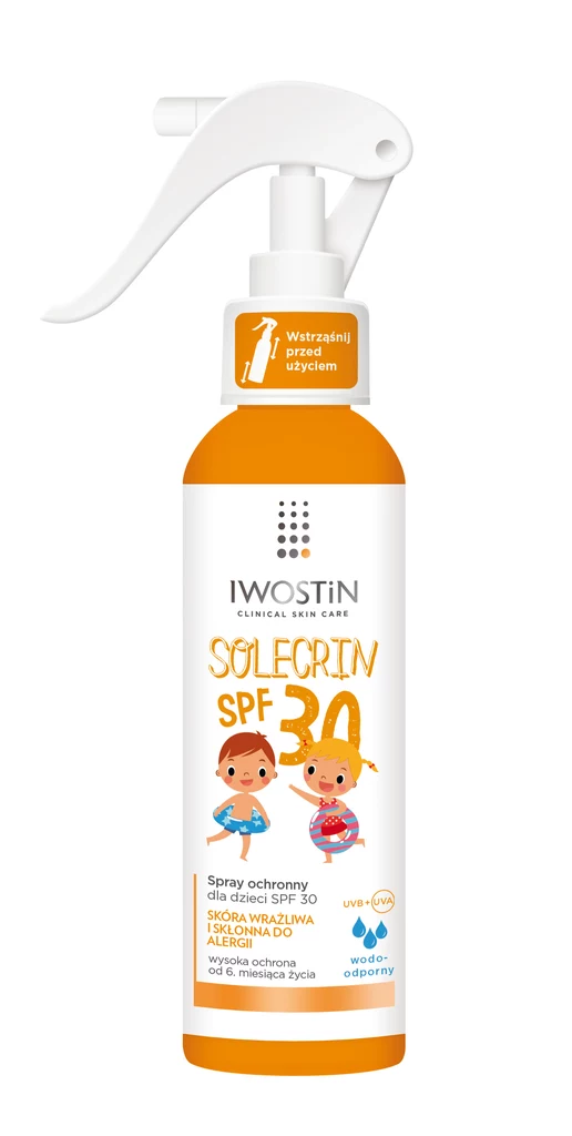 Spracy ochronny dla dzieci SPF 30 Iwostin Solecrin 