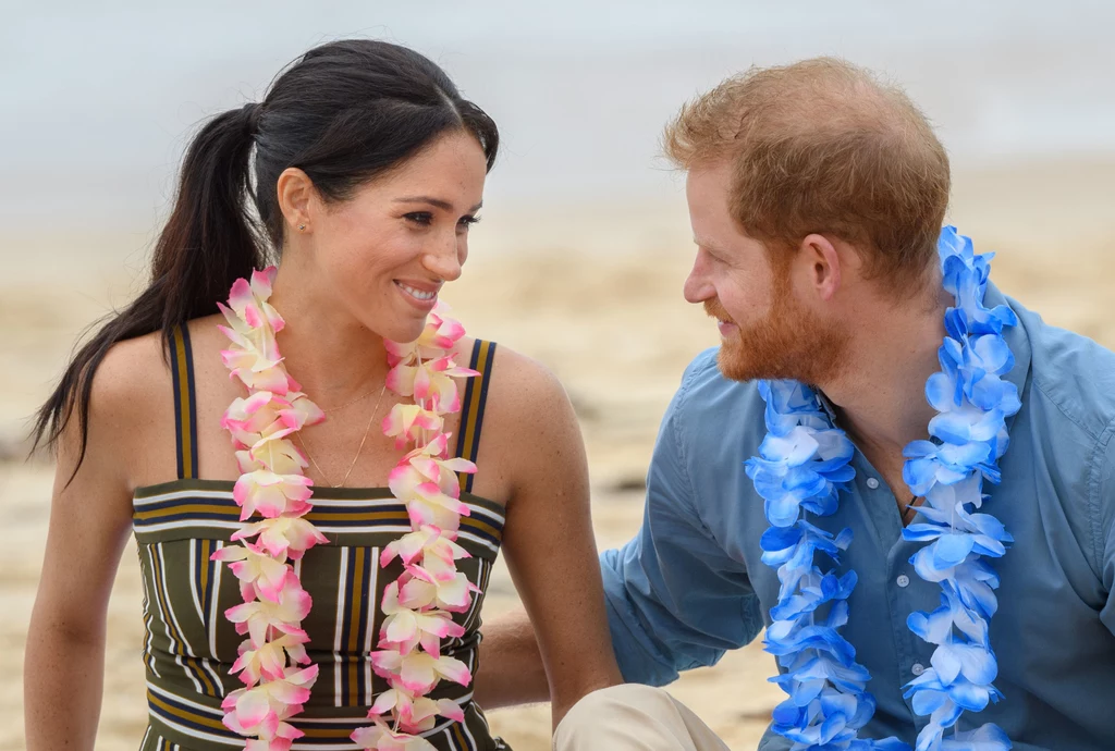 Księżna Meghan i książę Harry. Australia 2018