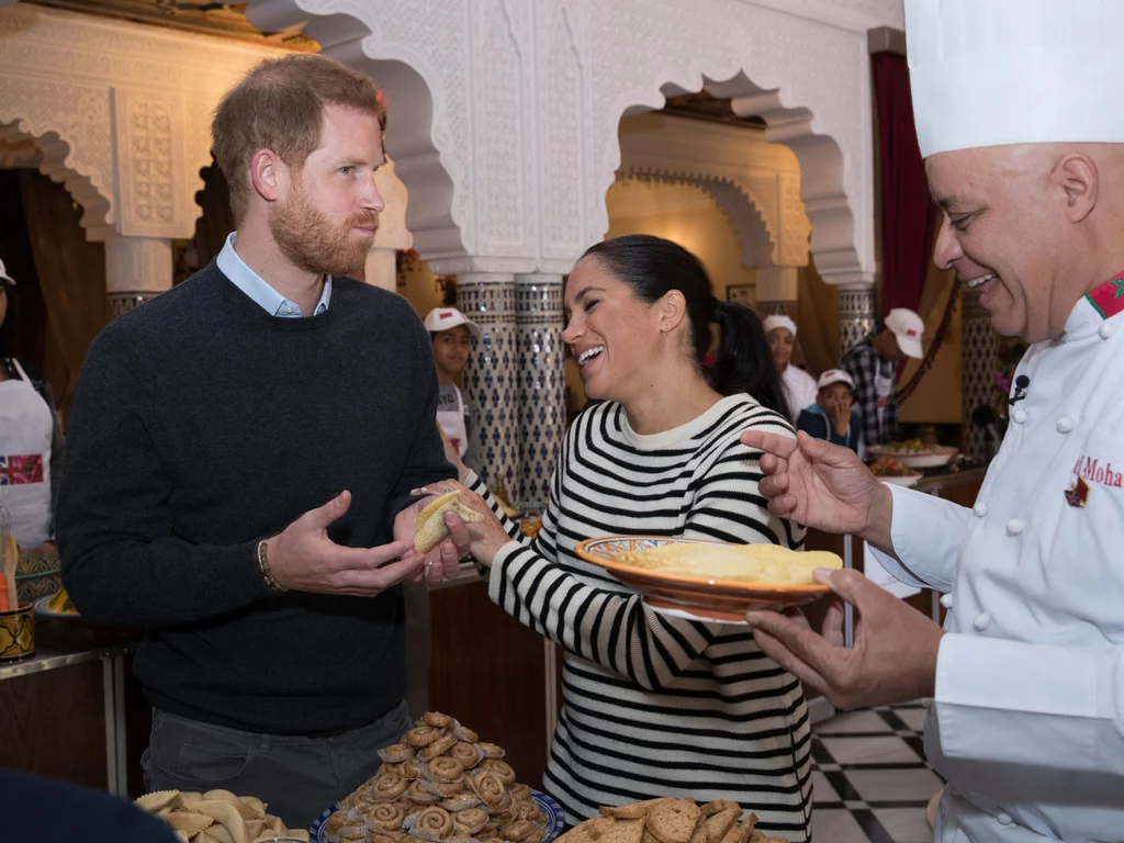 Księżna Meghan i Książę Harry. Maroko