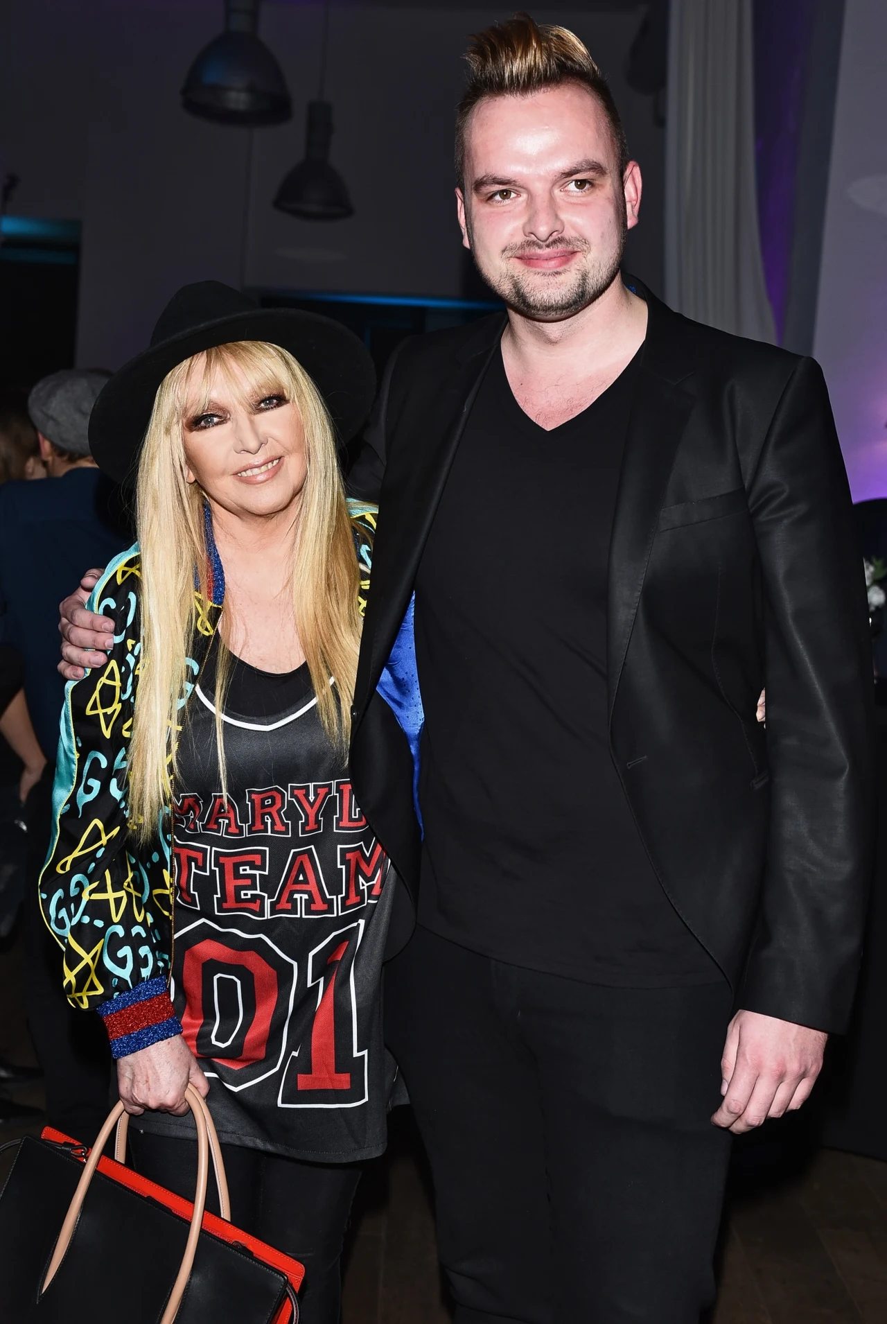 Maryla Rodowicz z synem Jędrzejem Maryla Rodowicz z synem Jędrzejem