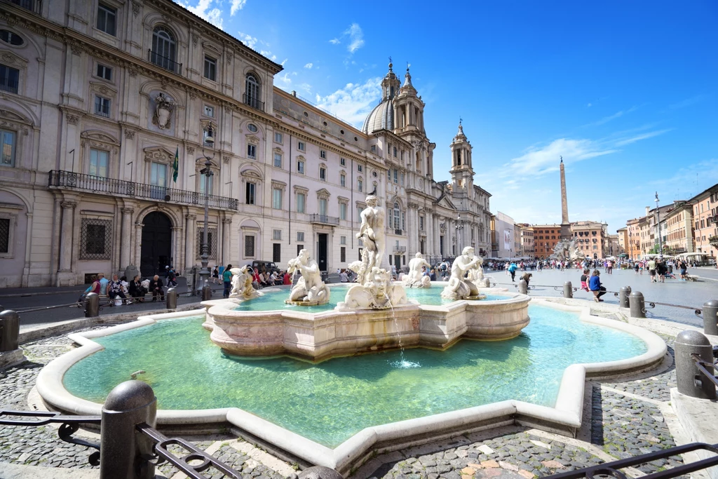 Piazza Navona. Rzym. Włochy