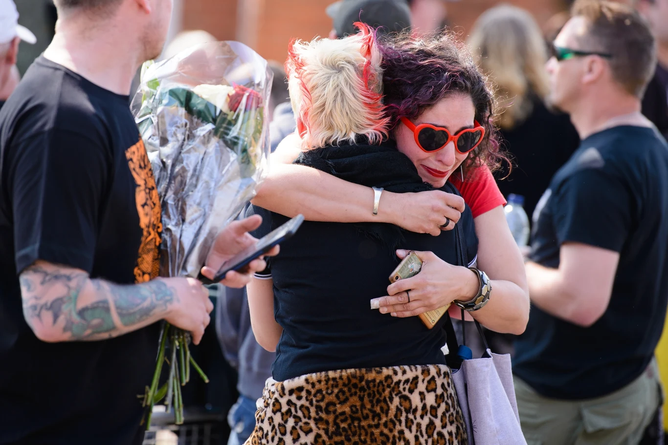 Fani na pogrzebie Keitha Flinta Fani na pogrzebie Keitha Flinta