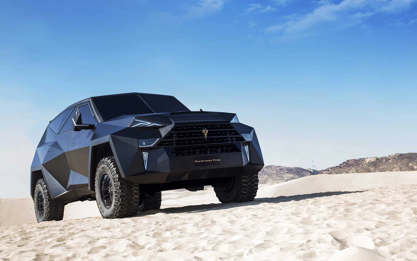 Karlmann King - SUV stylizowany na niewykrywalny dla radarów samolot F-117