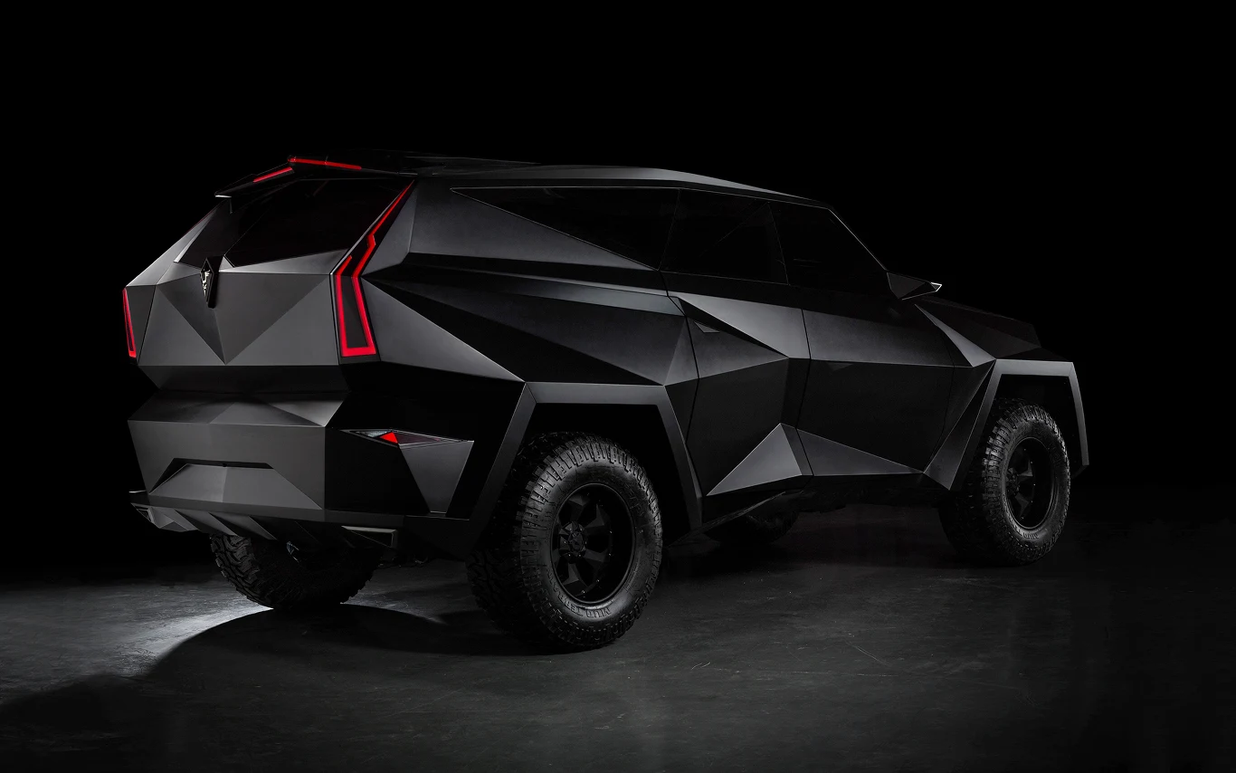 Karlmann King - SUV stylizowany na niewykrywalny dla radarów samolot F-117