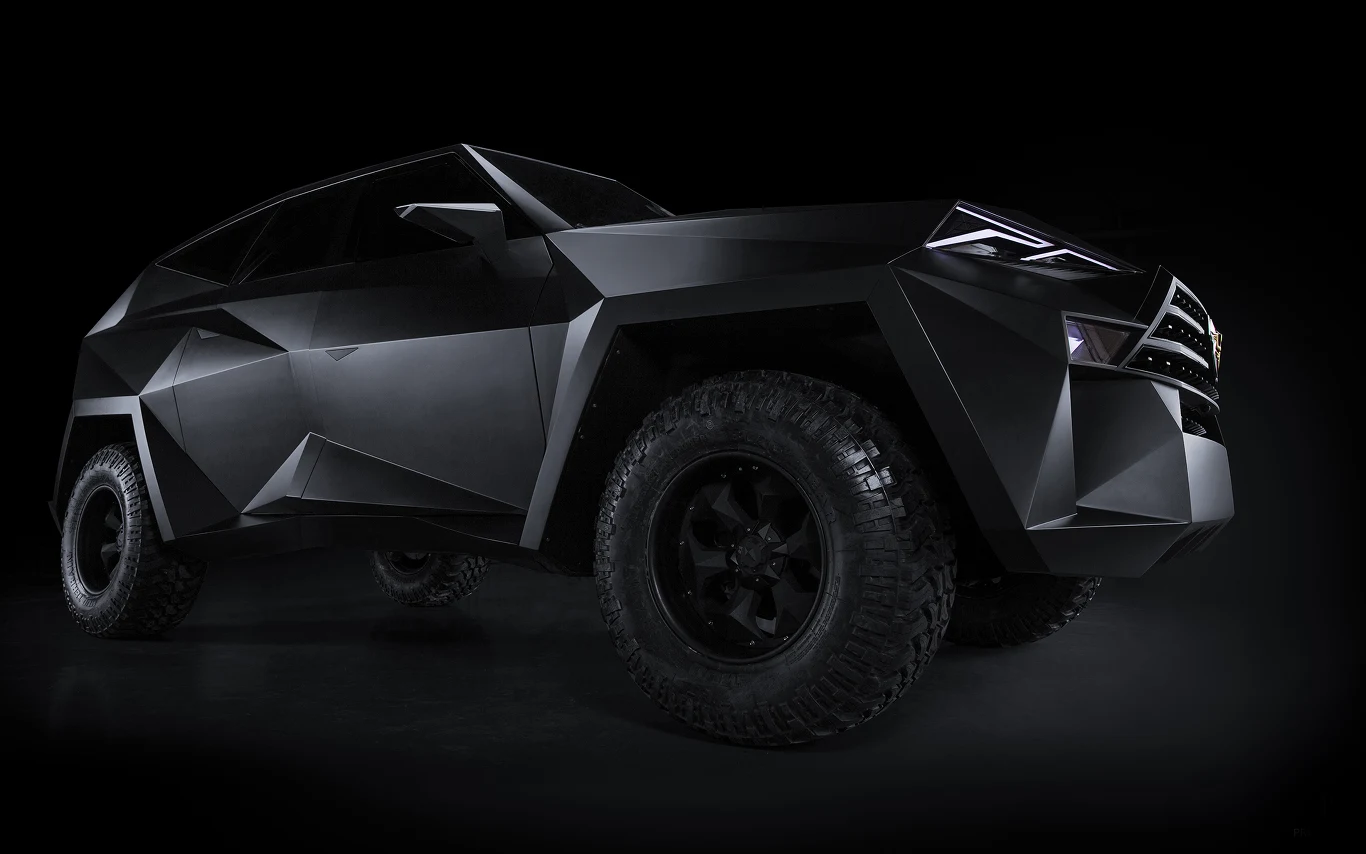 Karlmann King - SUV stylizowany na niewykrywalny dla radarów samolot F-117