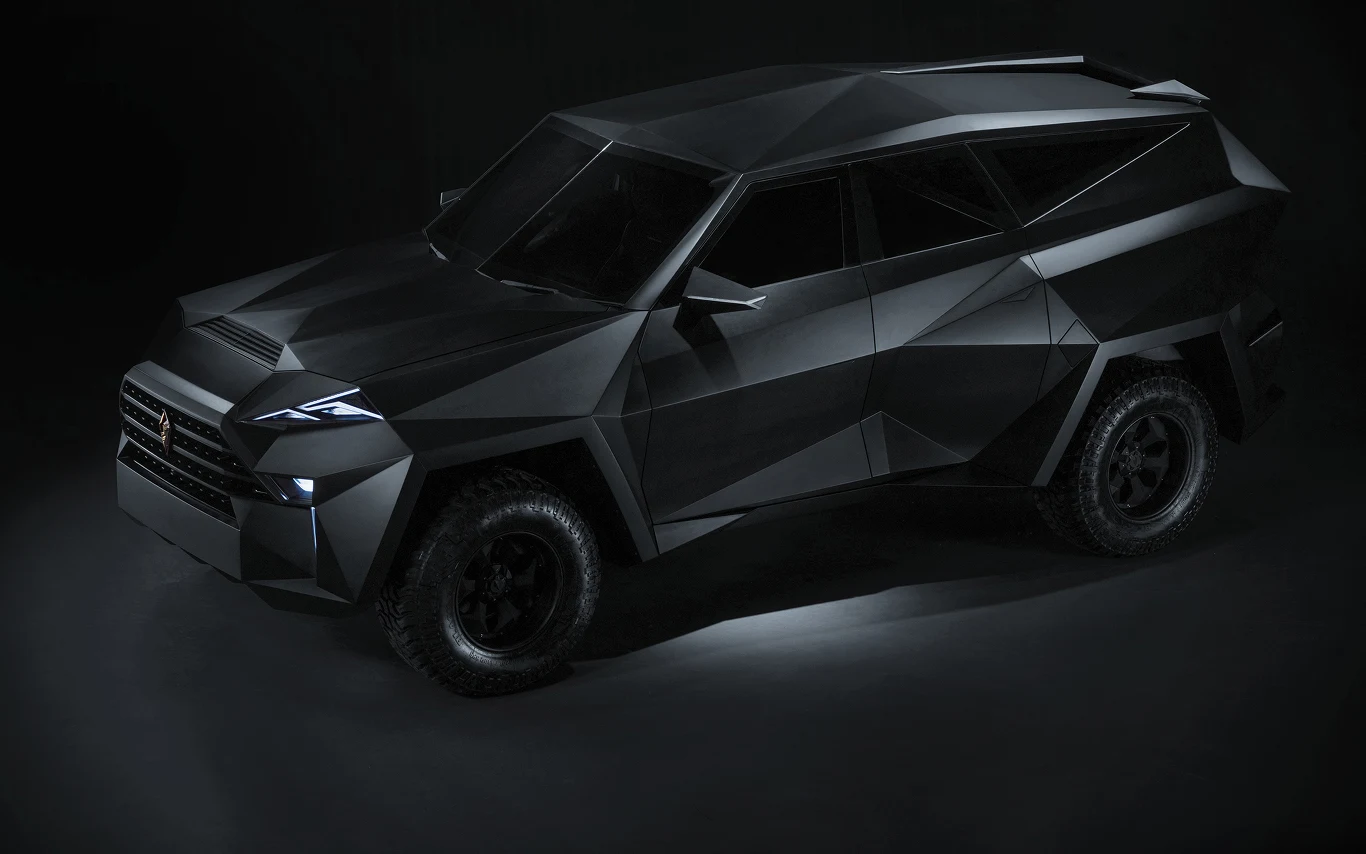 Karlmann King - SUV stylizowany na niewykrywalny dla radarów samolot F-117