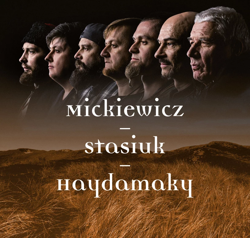 Okładka płyty "Mickiewicz-Stasiuk-Haydamaky"