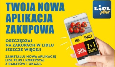 Nowa aplikacja zakupowa Lidl Plus!