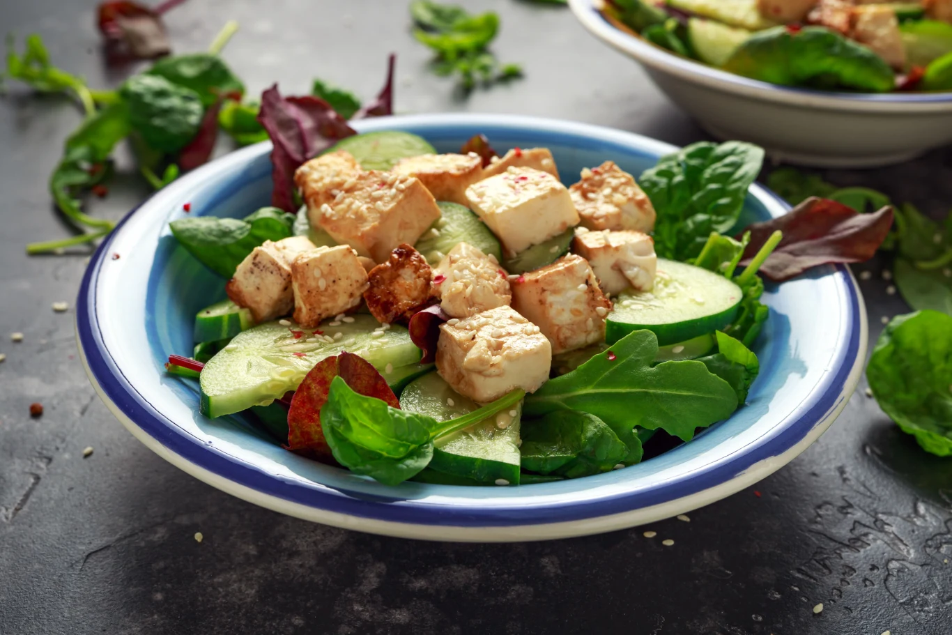 Sałatka z tofu Sałatka z tofu