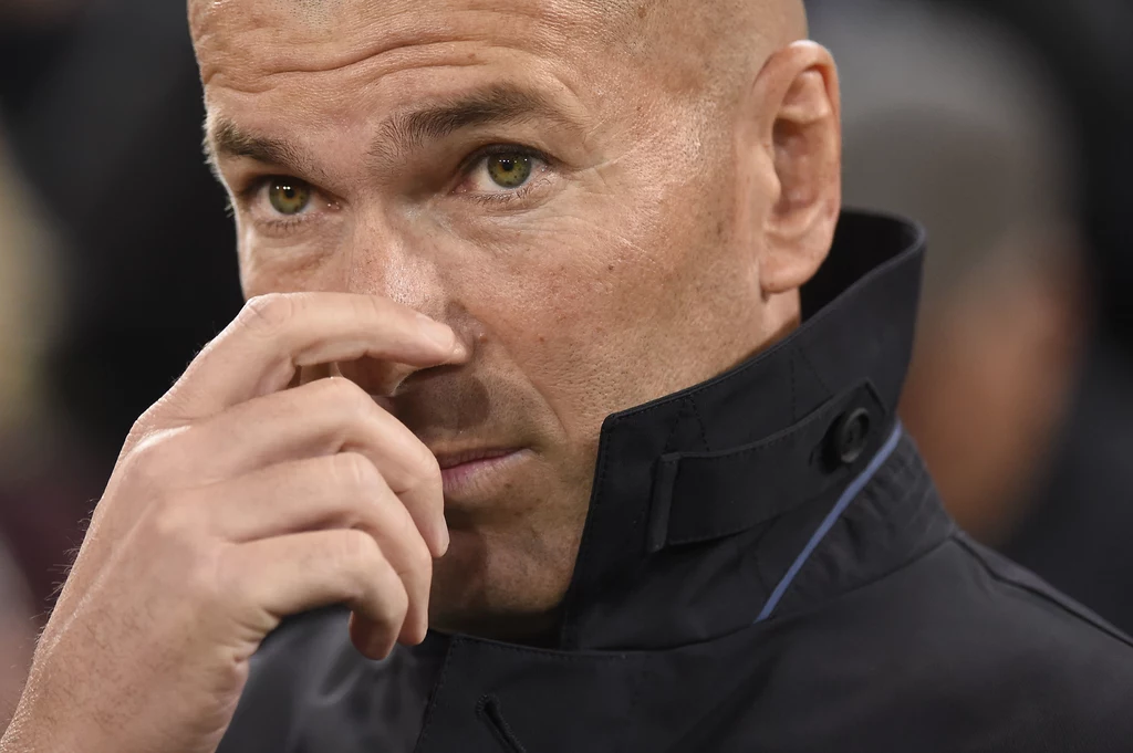 Trener Realu Zinedine Zidane Trener Realu Zinedine Zidane