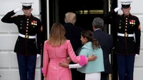 Melania Trump wraz  pierwsza damą Kolumbii