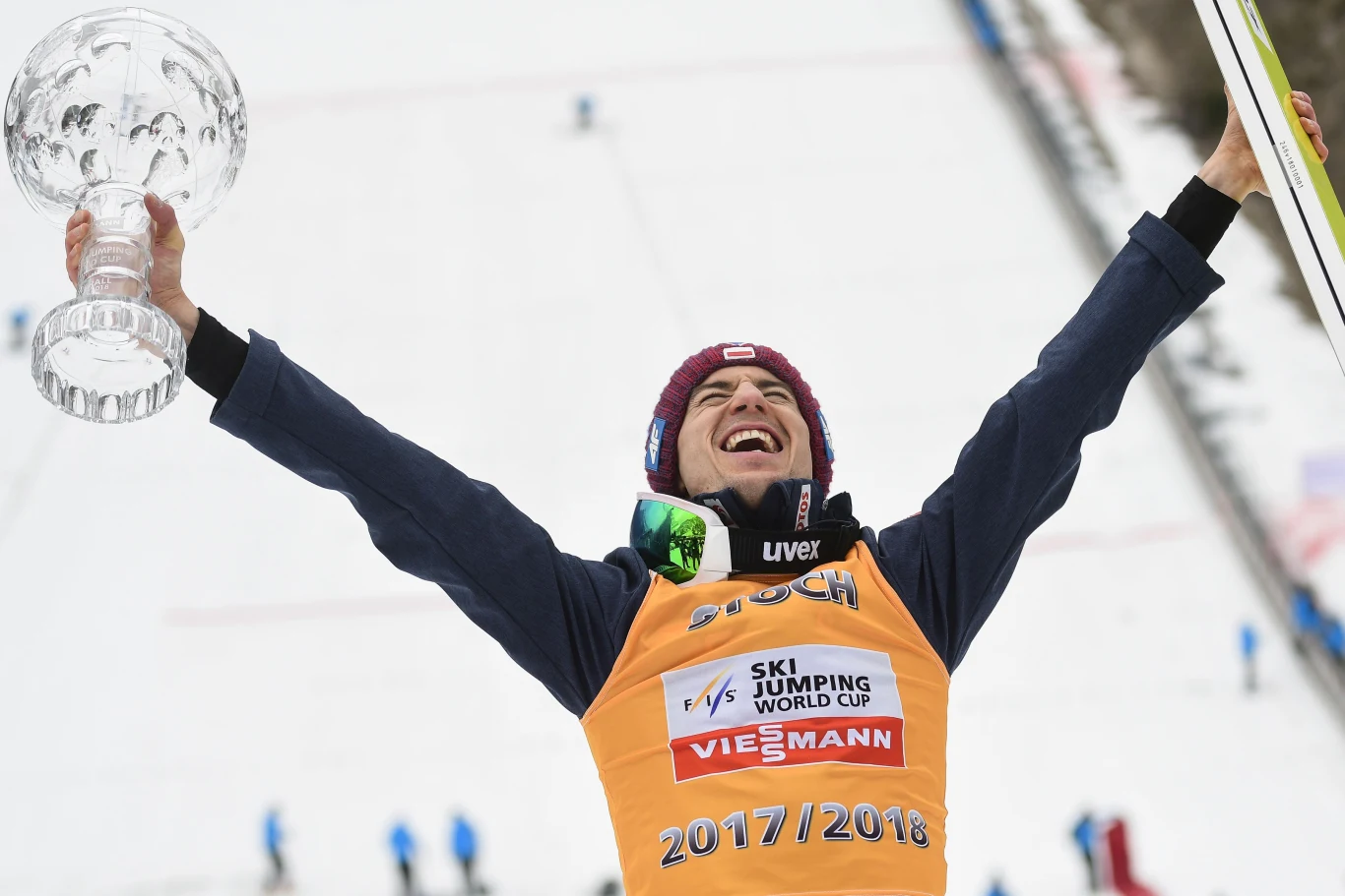 Kamil Stoch z Kryształową Kulą w 2018 roku