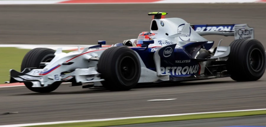Robert Kubica za kierownicą BMW Sauber Robert Kubica za kierownicą BMW Sauber